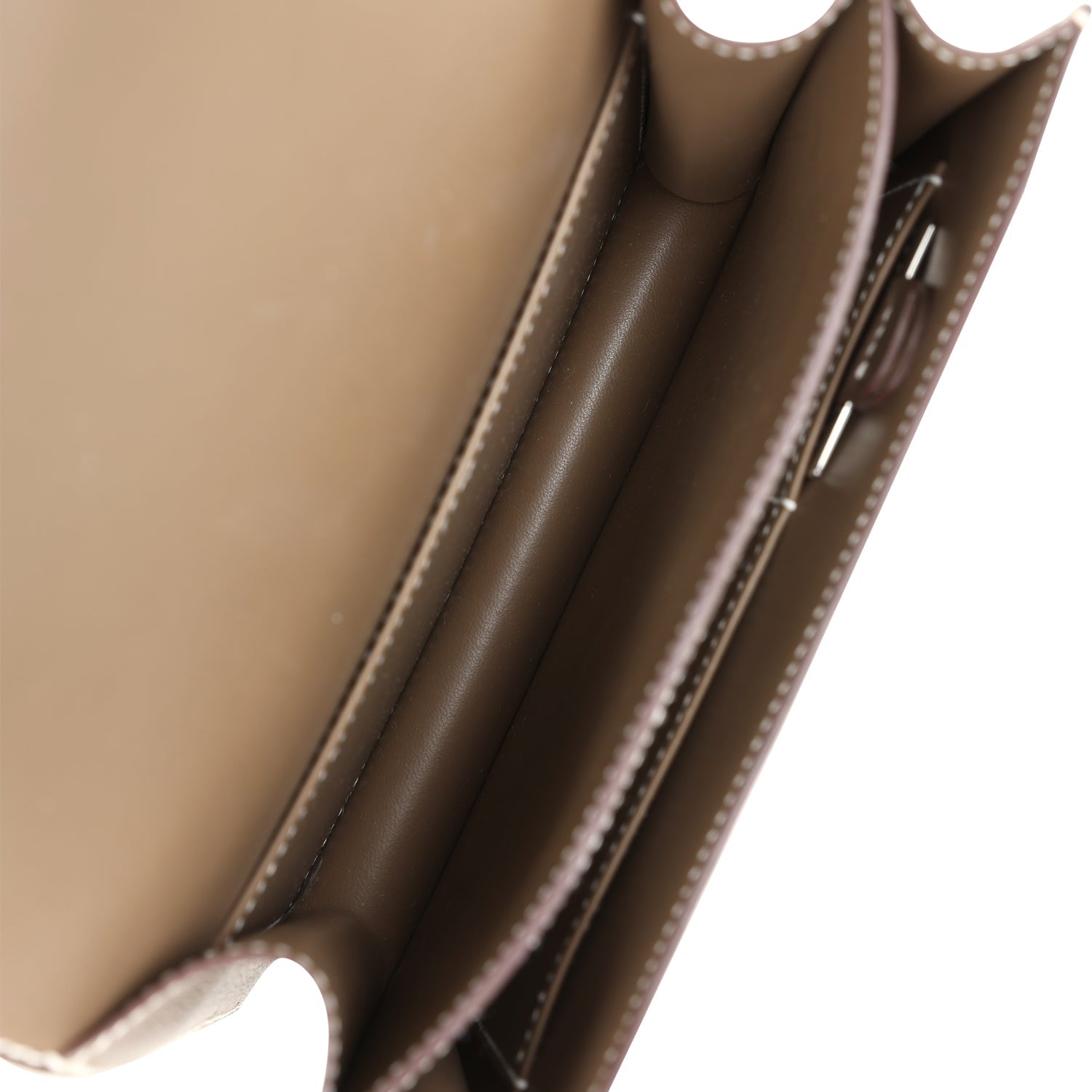 Hermes Constance 18 Etoupe Epsom Palladium Hardware