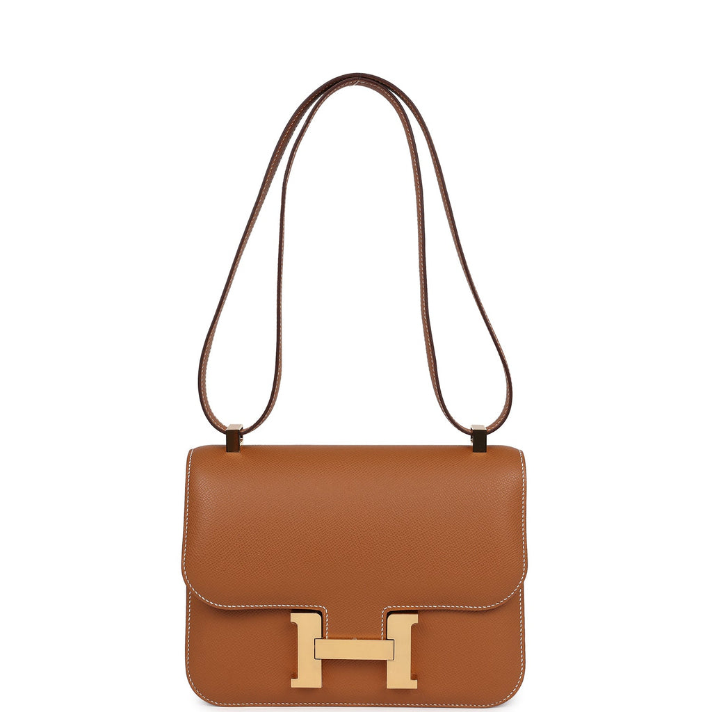 Hermes Constance 1-24 Gold Epsom Gold Hardware