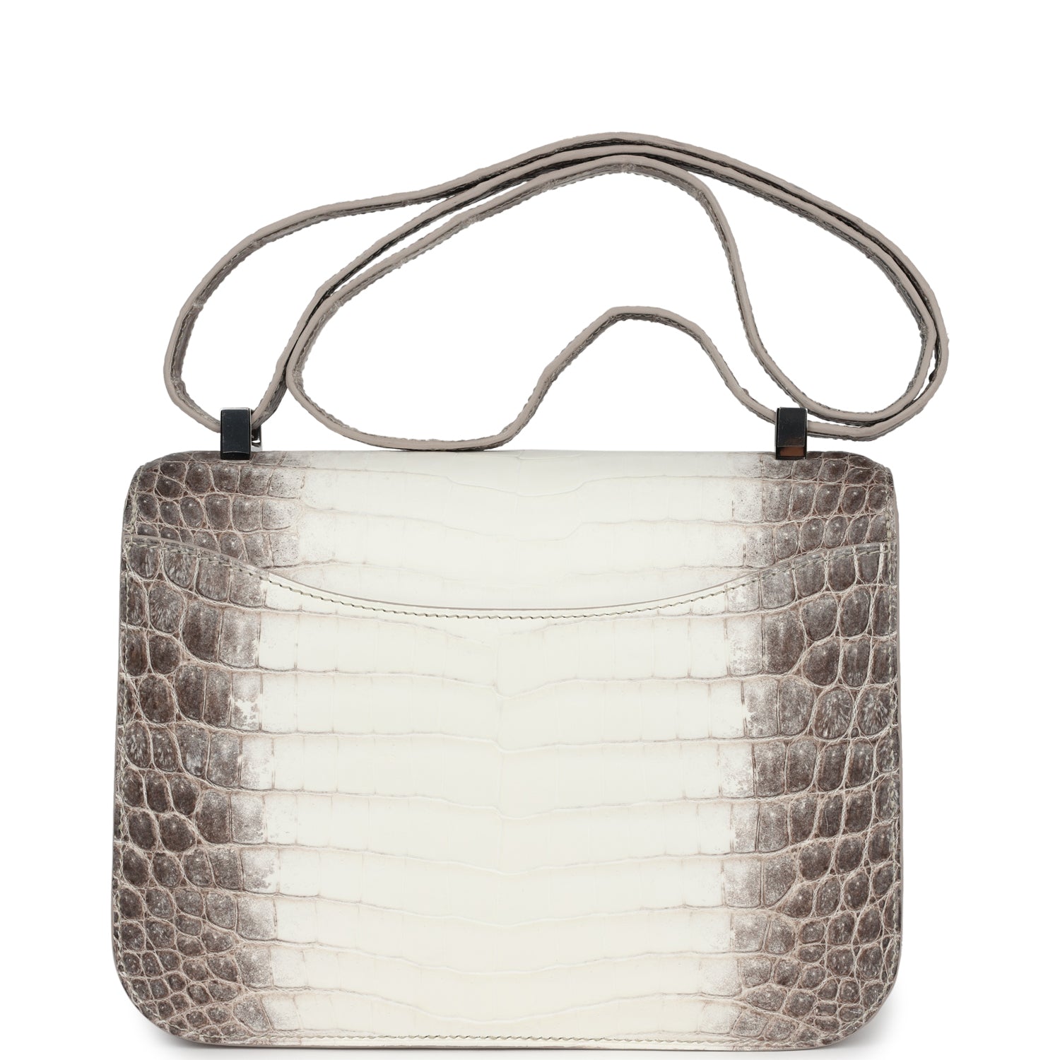 Hermes Constance 1-24 Himalaya Matte Niloticus Crocodile Palladium Hardware