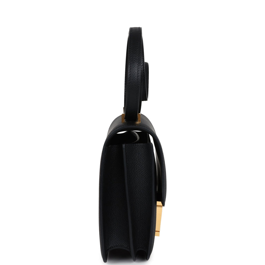 New Hermes Constance 18 Black Epsom Gold Hardware