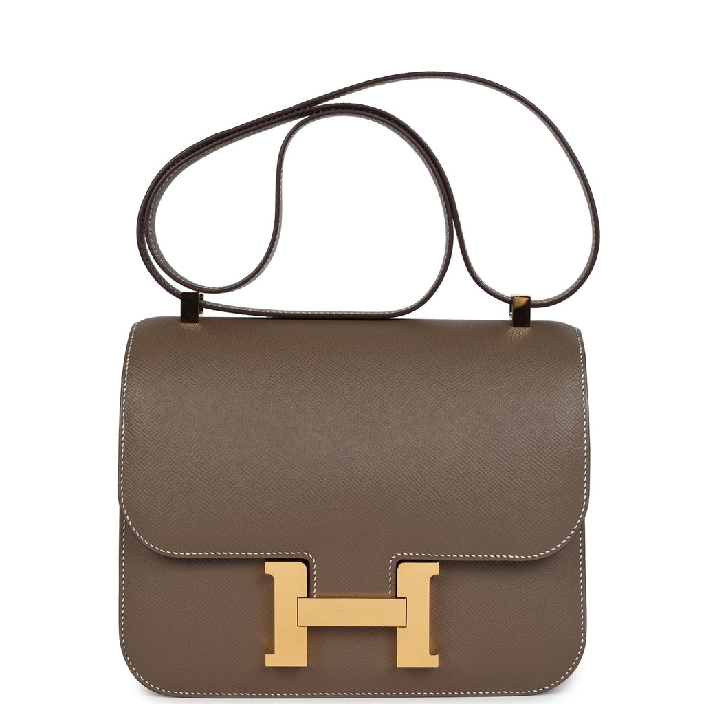 Hermes Constance 24 Etoupe Epsom Gold Hardware