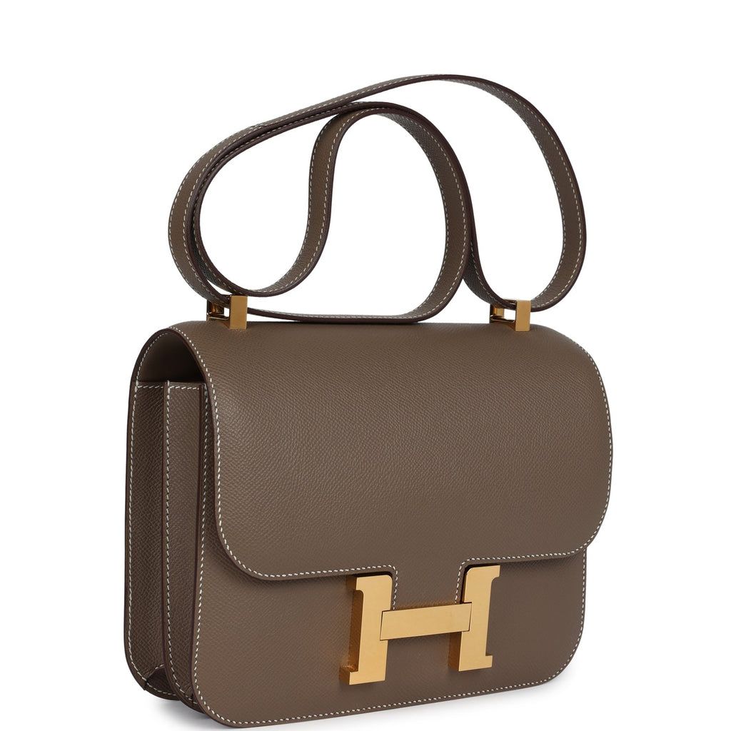 Hermes Constance 24 Etoupe Epsom Gold Hardware