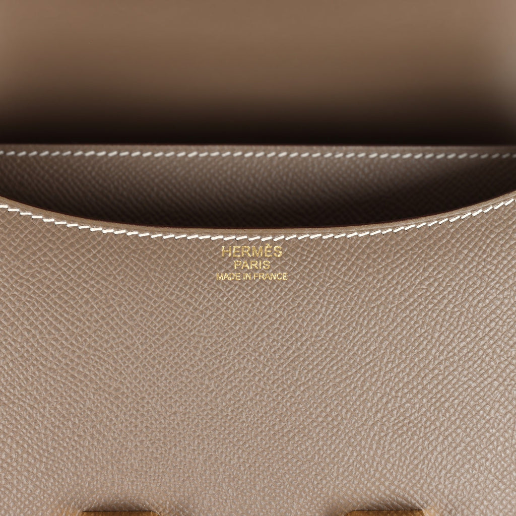 Hermes Constance 24 Etoupe Epsom Gold Hardware