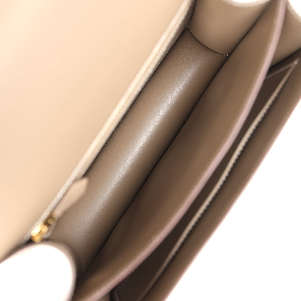 Hermes Constance 24 Etoupe Epsom Gold Hardware