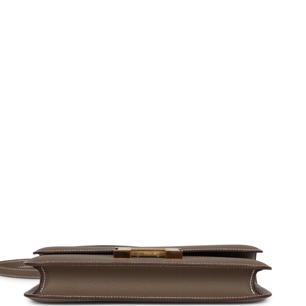 Hermes Constance Elan Etoupe Epsom Gold Hardware