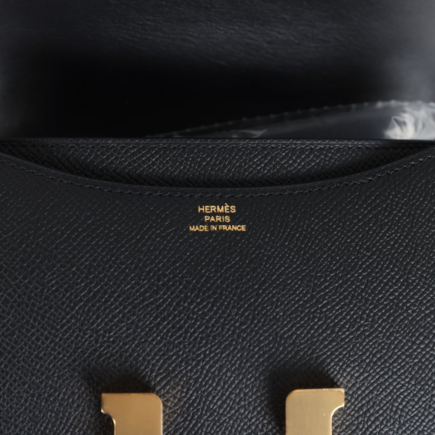New Hermes Constance 18 Black Epsom Gold Hardware