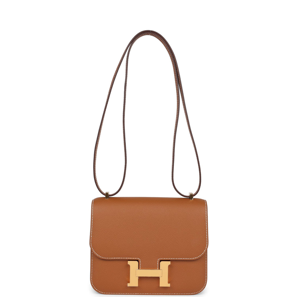 Hermes Constance 18 Gold Epsom Gold Hardware