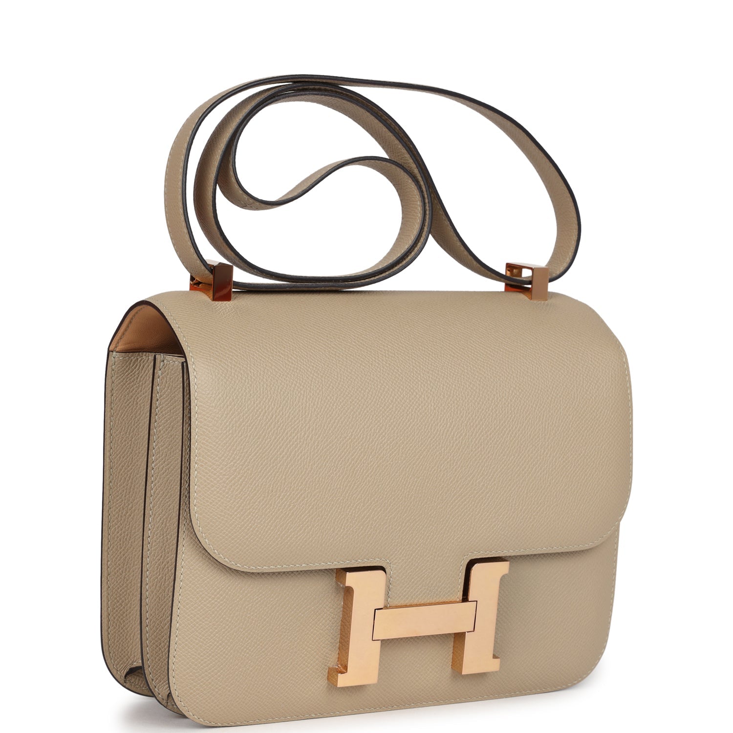 Hermes Constance 24 Verso Trench Epsom Rose Gold Hardware
