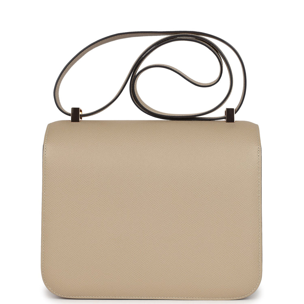 Hermes Constance 24 Verso Trench Epsom Rose Gold Hardware