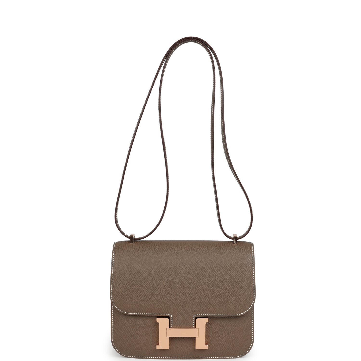 Hermes Constance 18 Etoupe Epsom Rose Gold Hardware