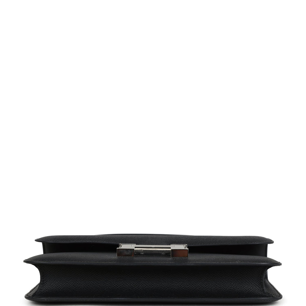 Hermes Constance Elan Black Epsom Palladium Hardware