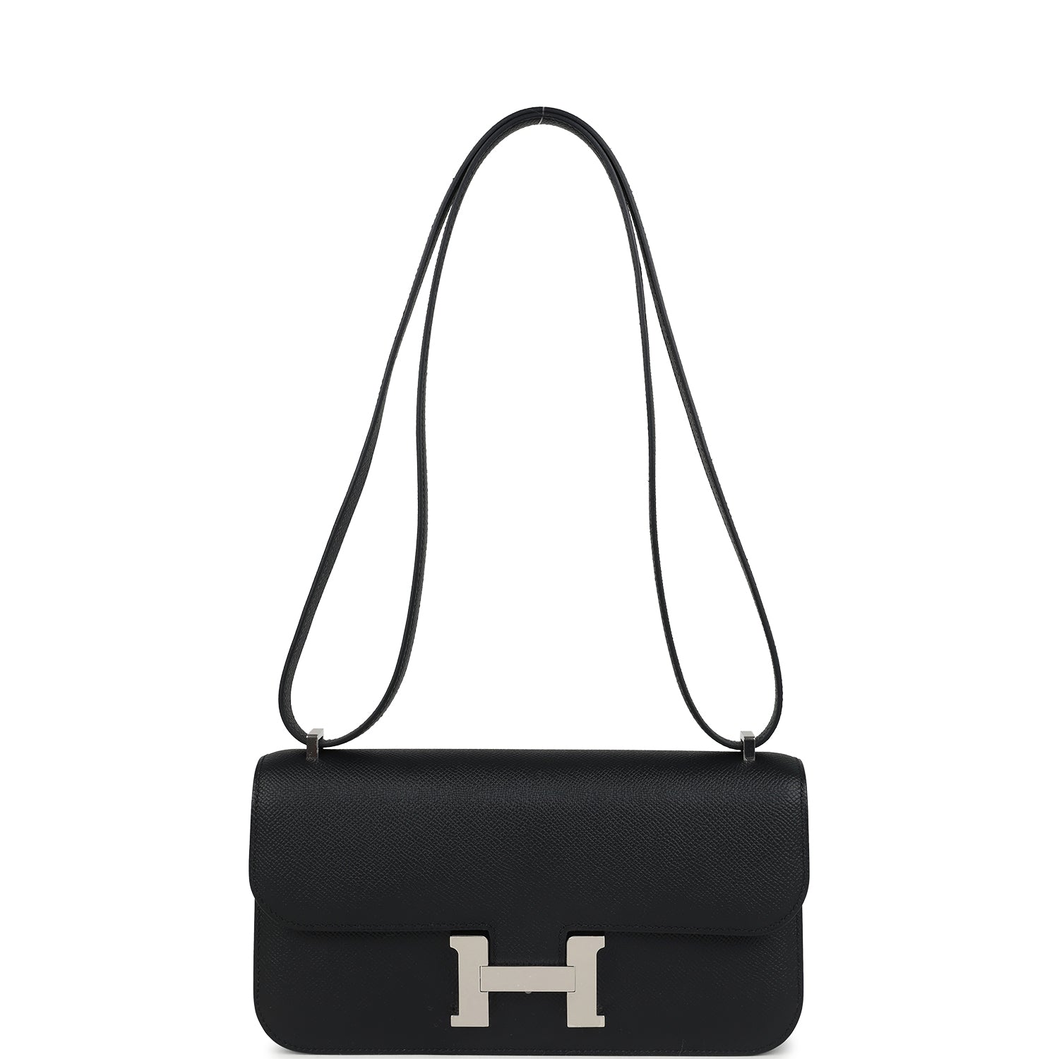 Hermes Constance Elan Black Epsom Palladium Hardware