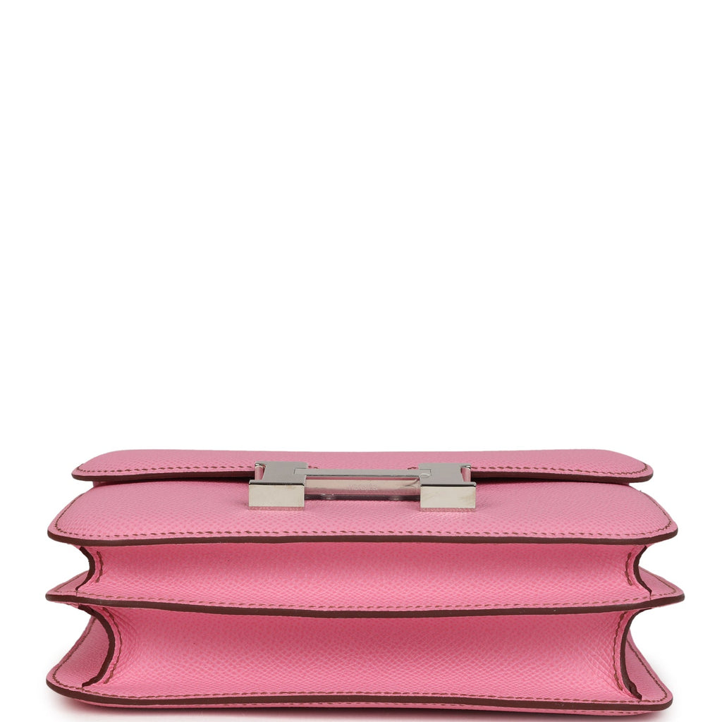 Hermes Constance 18 Bubblegum 5P Epsom Palladium Hardware