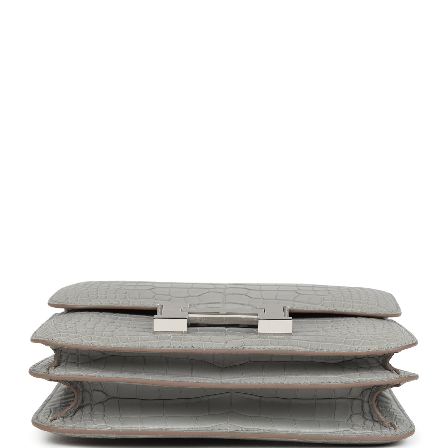 Hermes Constance 18 Gris Perle Matte Alligator Palladium Hardware