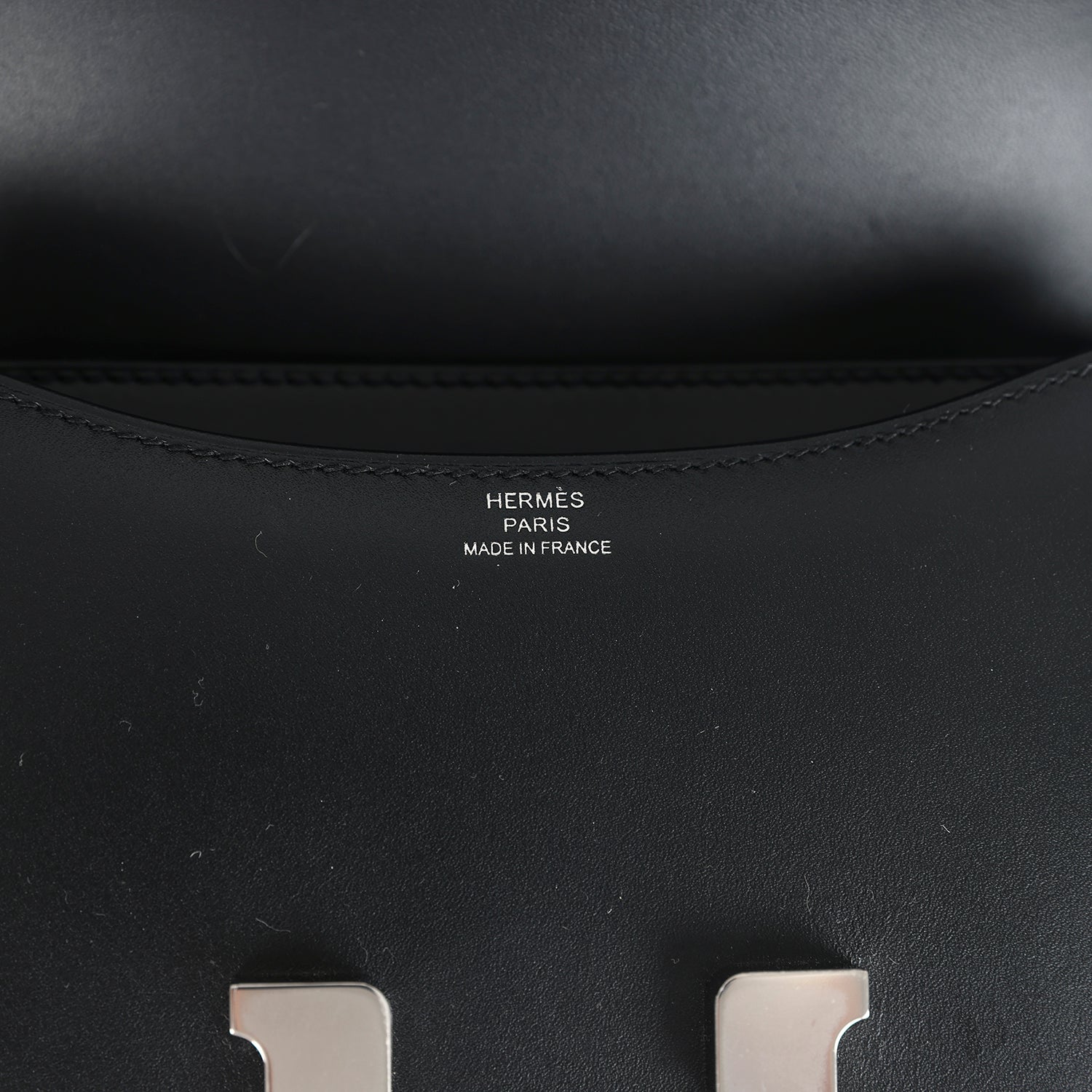 Hermes Constance 18 Black Tadelakt Palladium Hardware