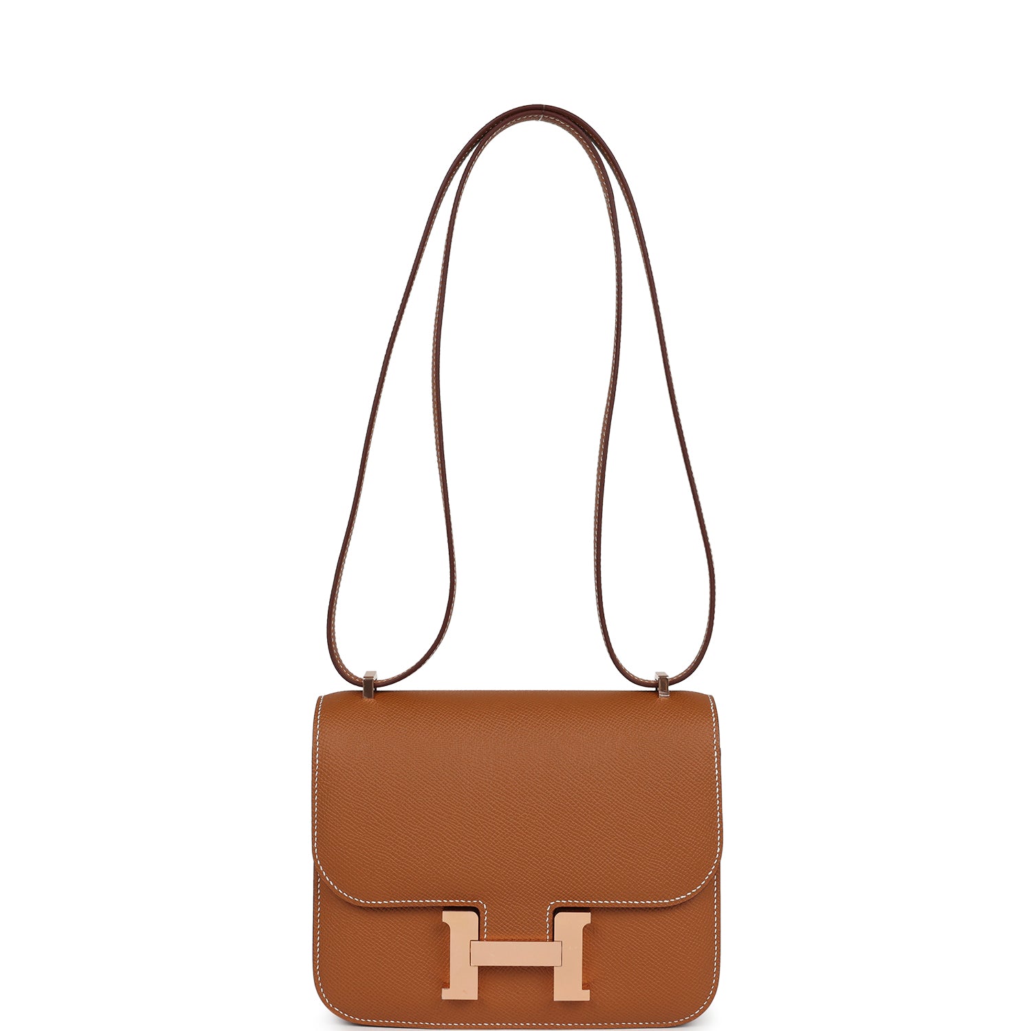 Hermes Constance 18 Gold Epsom Rose Gold Hardware