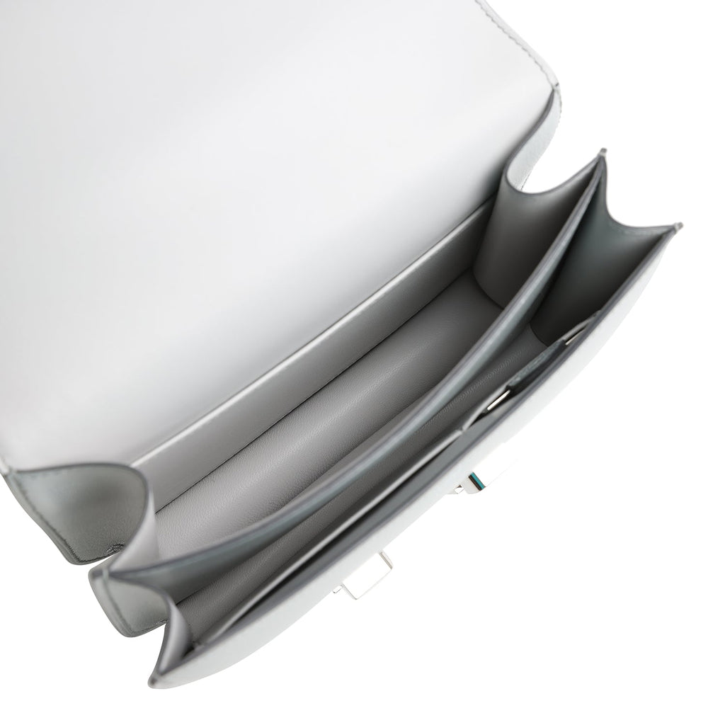 Hermes Constance 18 Argent Chevre Chamkilight Palladium Hardware