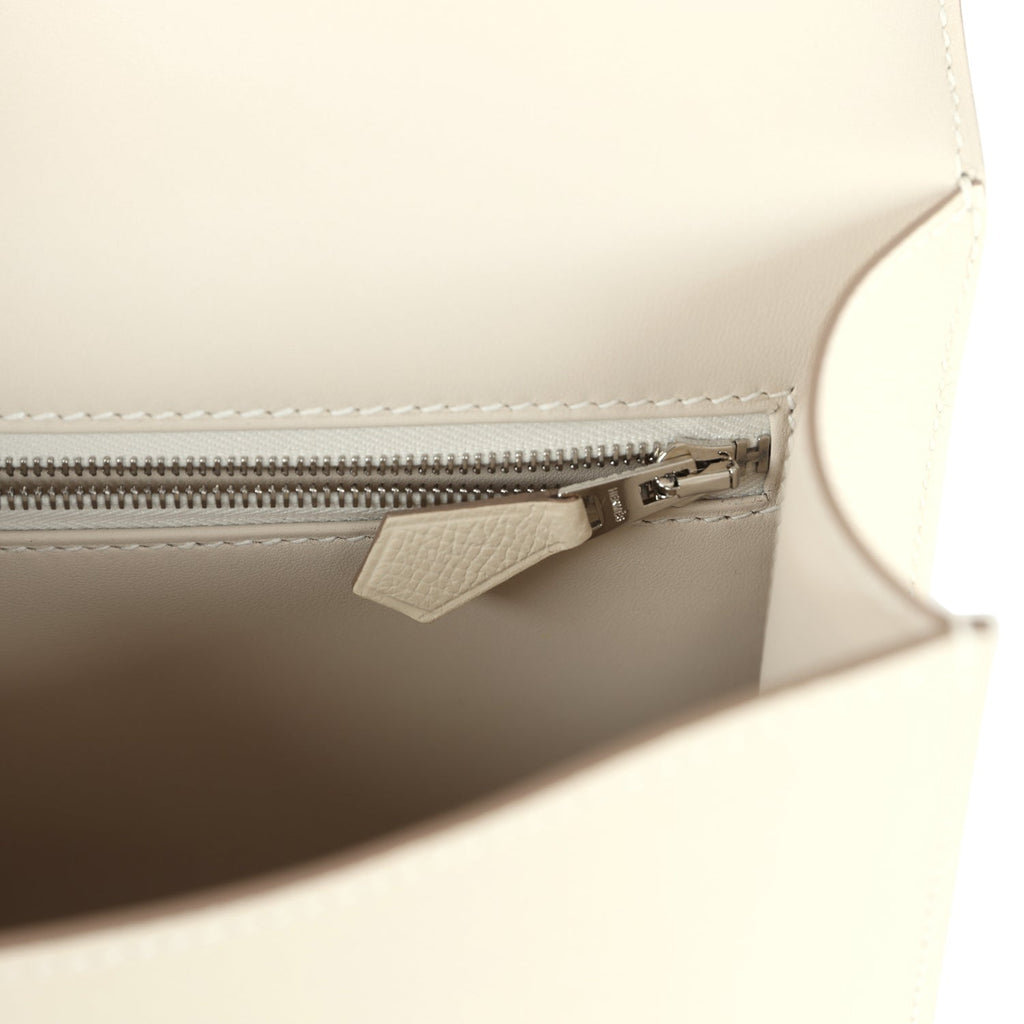 Hermes Constance 1-24 Craie Epsom Palladium Hardware