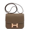 Hermes Constance 18 Etoupe Epsom Rose Gold Hardware