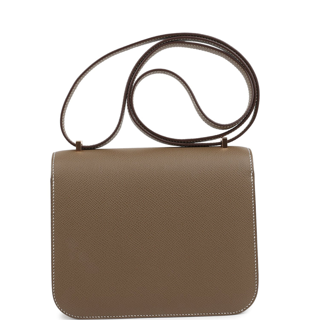 Hermes Constance 18 Etoupe Epsom Rose Gold Hardware