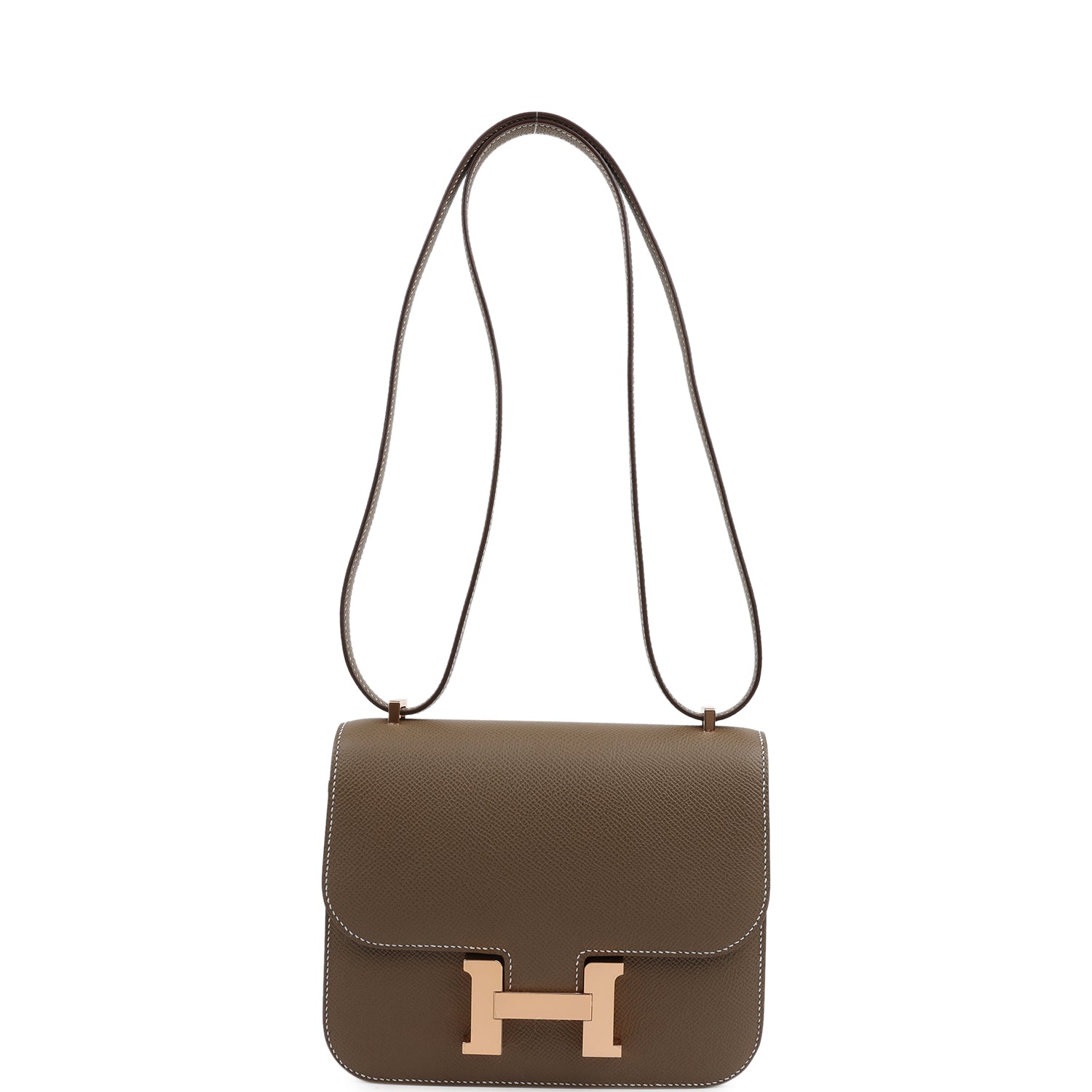 Hermes Constance 18 Etoupe Epsom Rose Gold Hardware