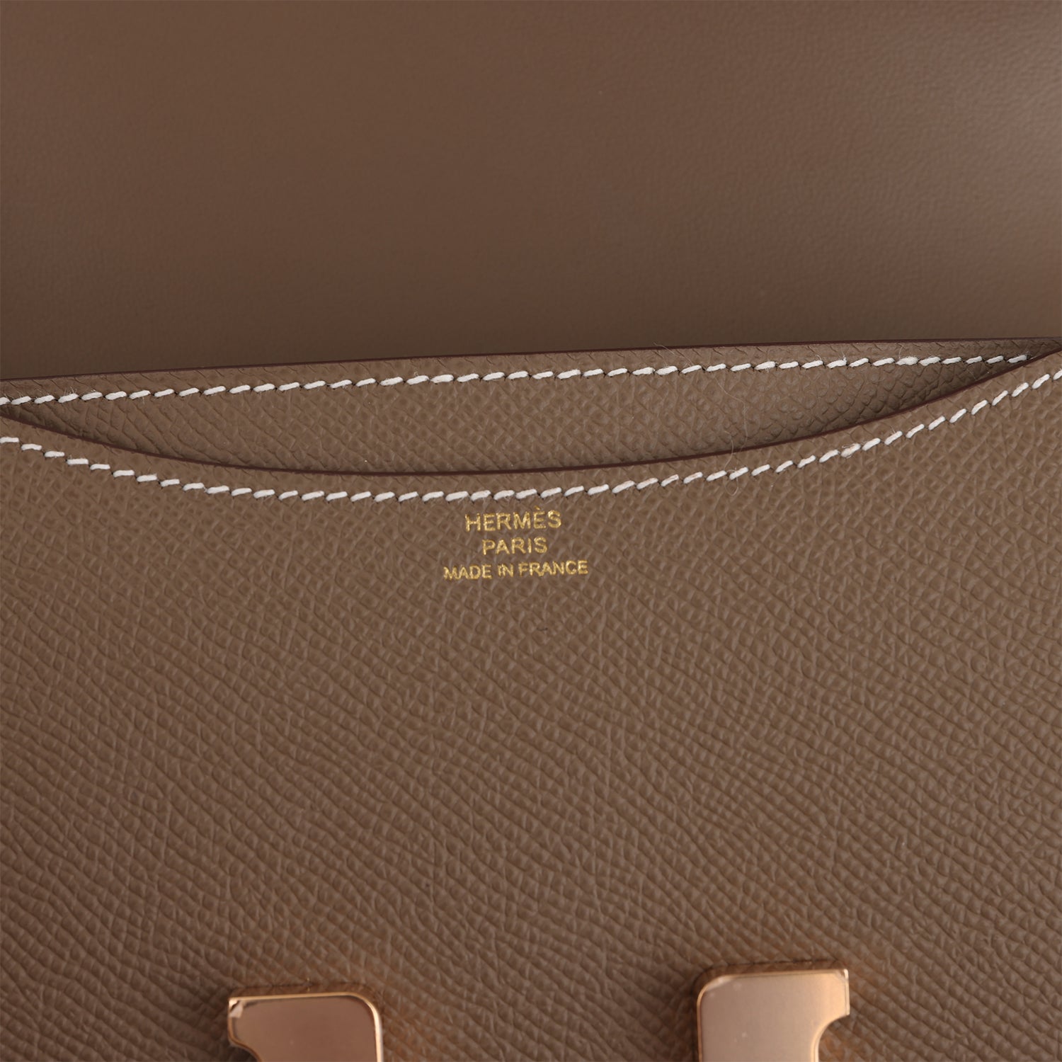 Hermes Constance 18 Etoupe Epsom Rose Gold Hardware