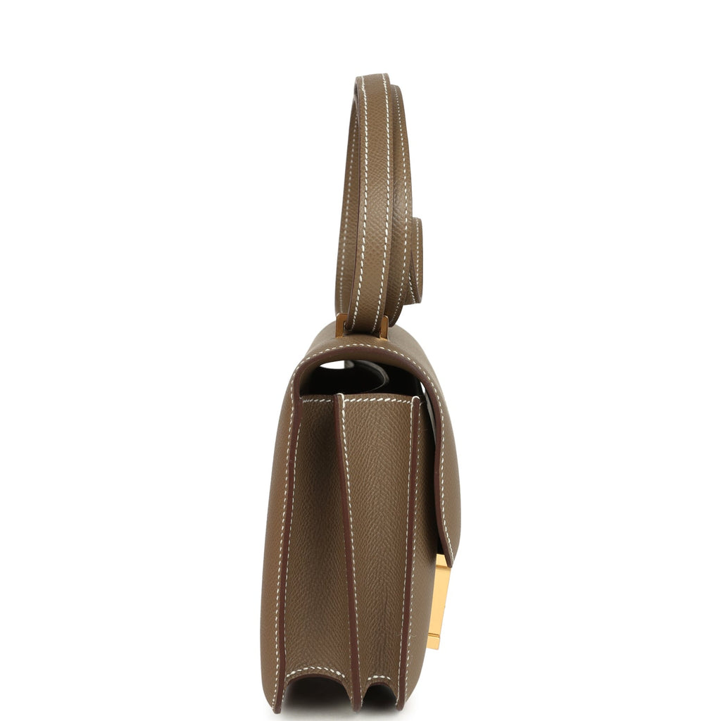 Hermes Constance 18 Etoupe Epsom Gold Hardware