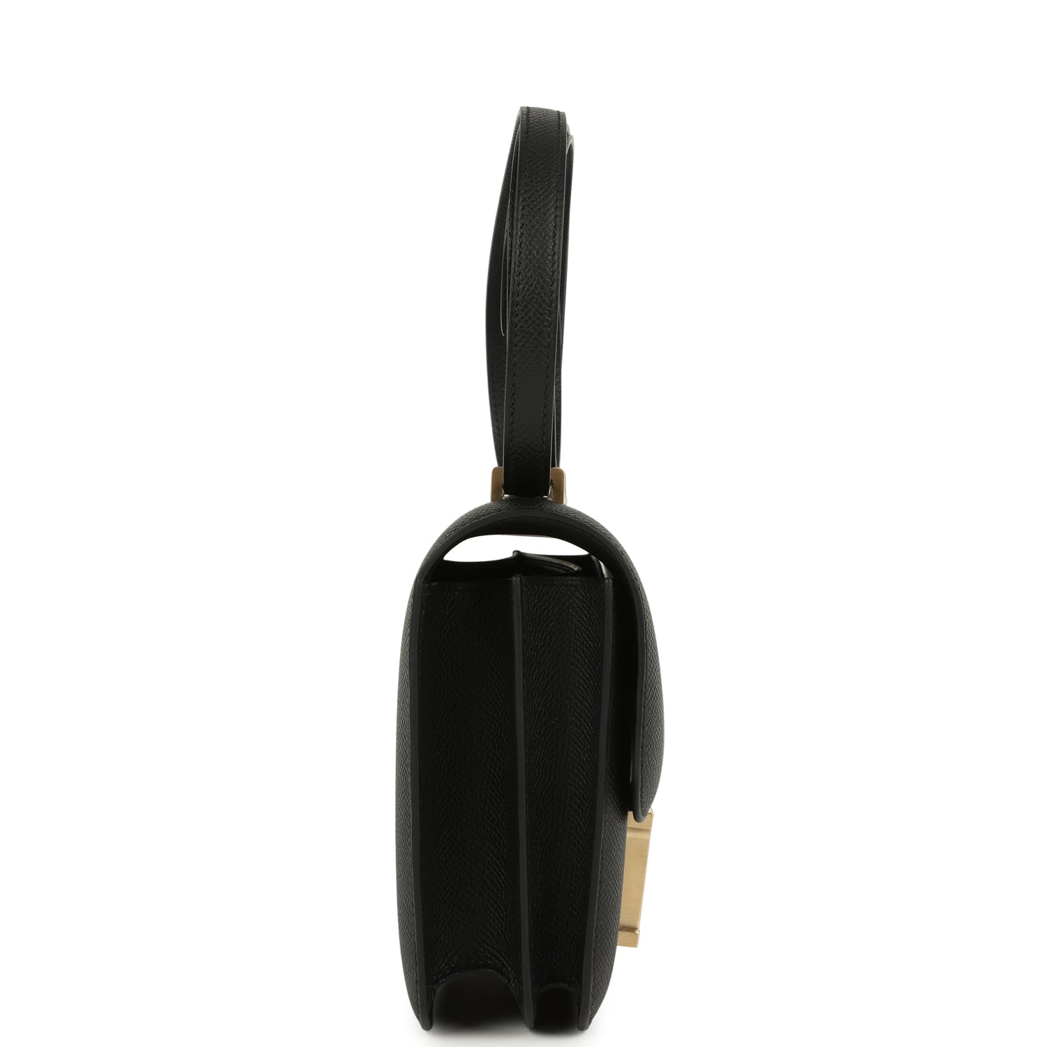 Hermes Constance 18 Black Epsom Brushed Permabrass Hardware