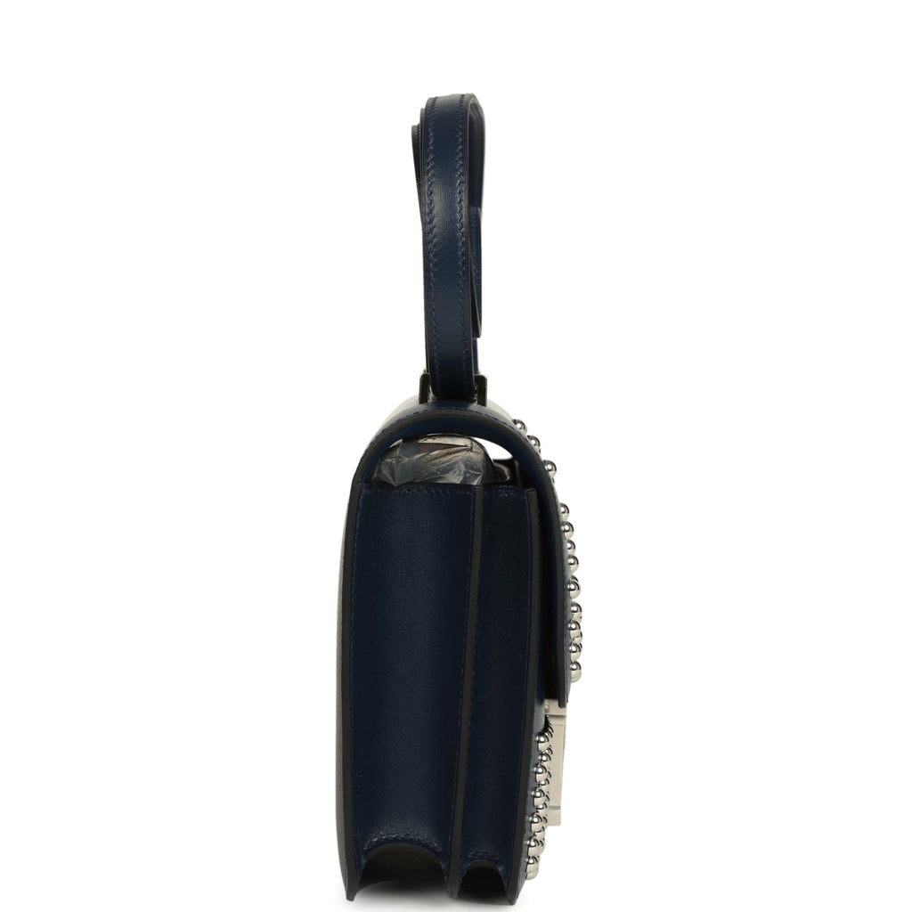 Hermes Constance 18 Clouté Bleu Abysse Box Palladium Hardware