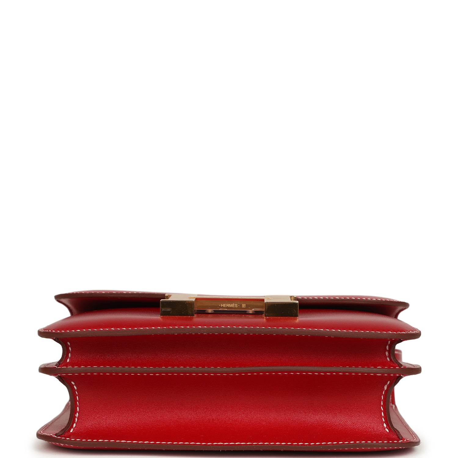 Hermes Constance 18 Rouge Piment Box Gold Hardware