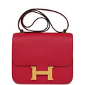 Hermes Constance 24 Rose Mexico Evercolor Gold Hardware