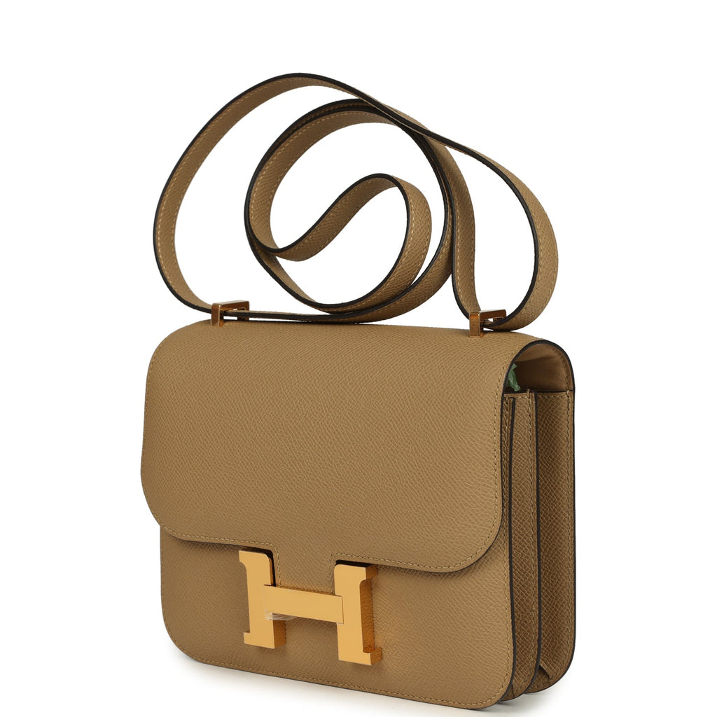 Hermes Constance 18 Poussiere Epsom Gold Hardware