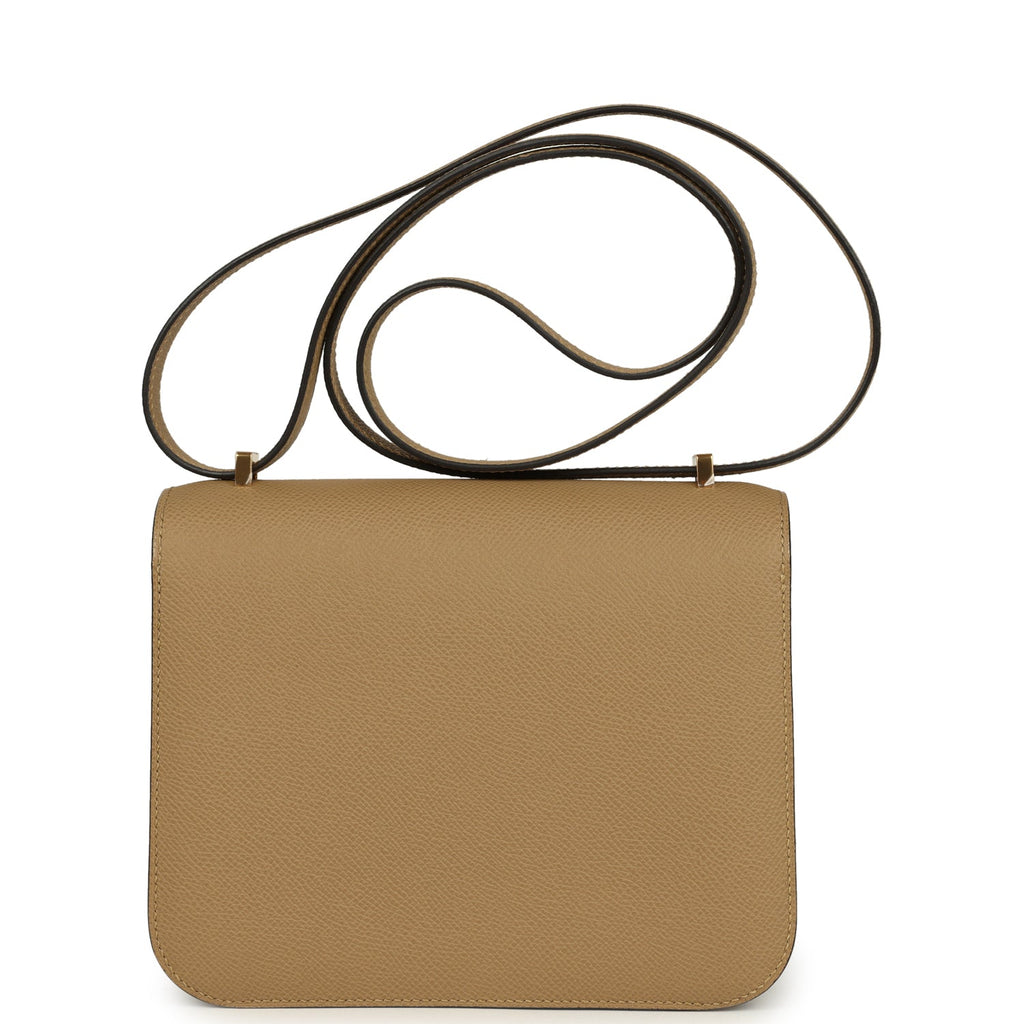Hermes Constance 18 Poussiere Epsom Gold Hardware