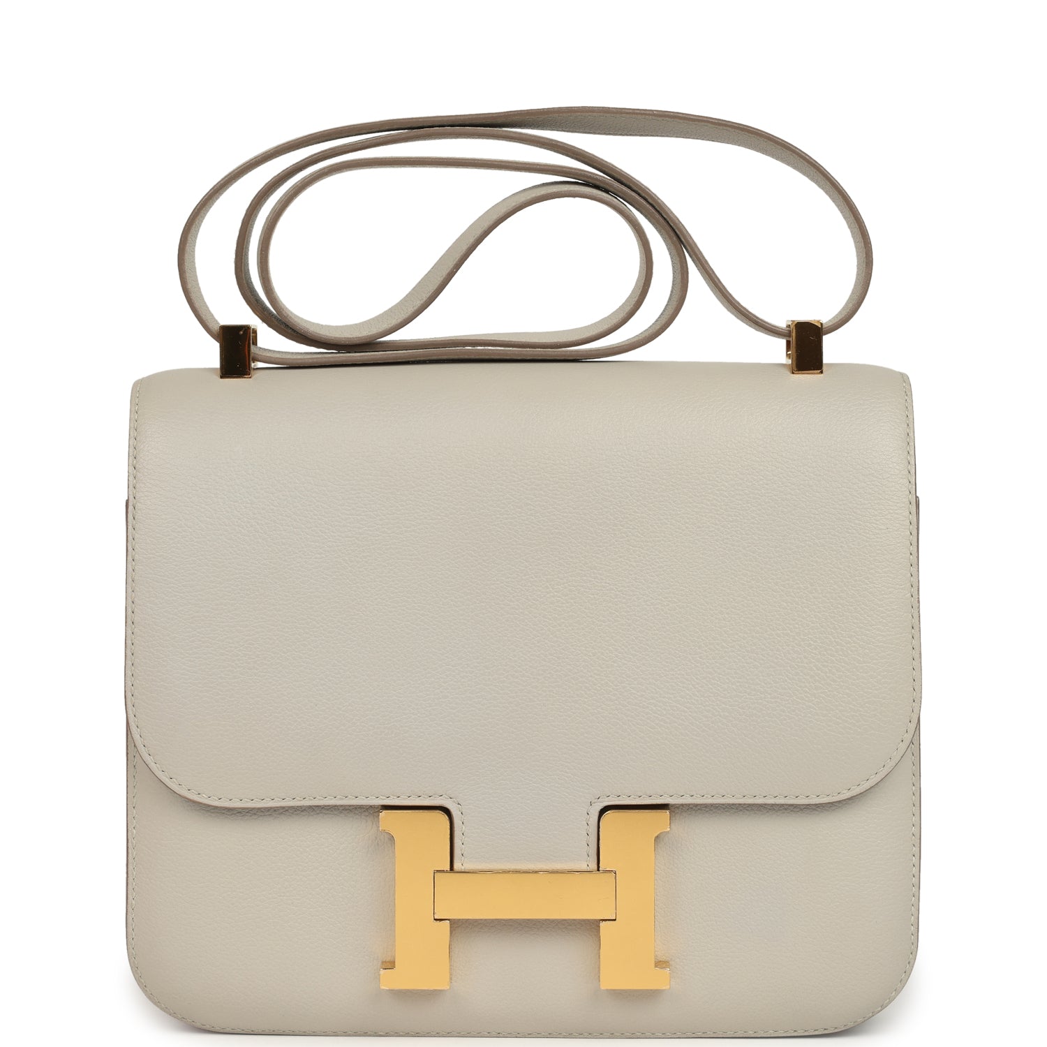 Hermes Constance 24 Gris Perle Evercolor Gold Hardware