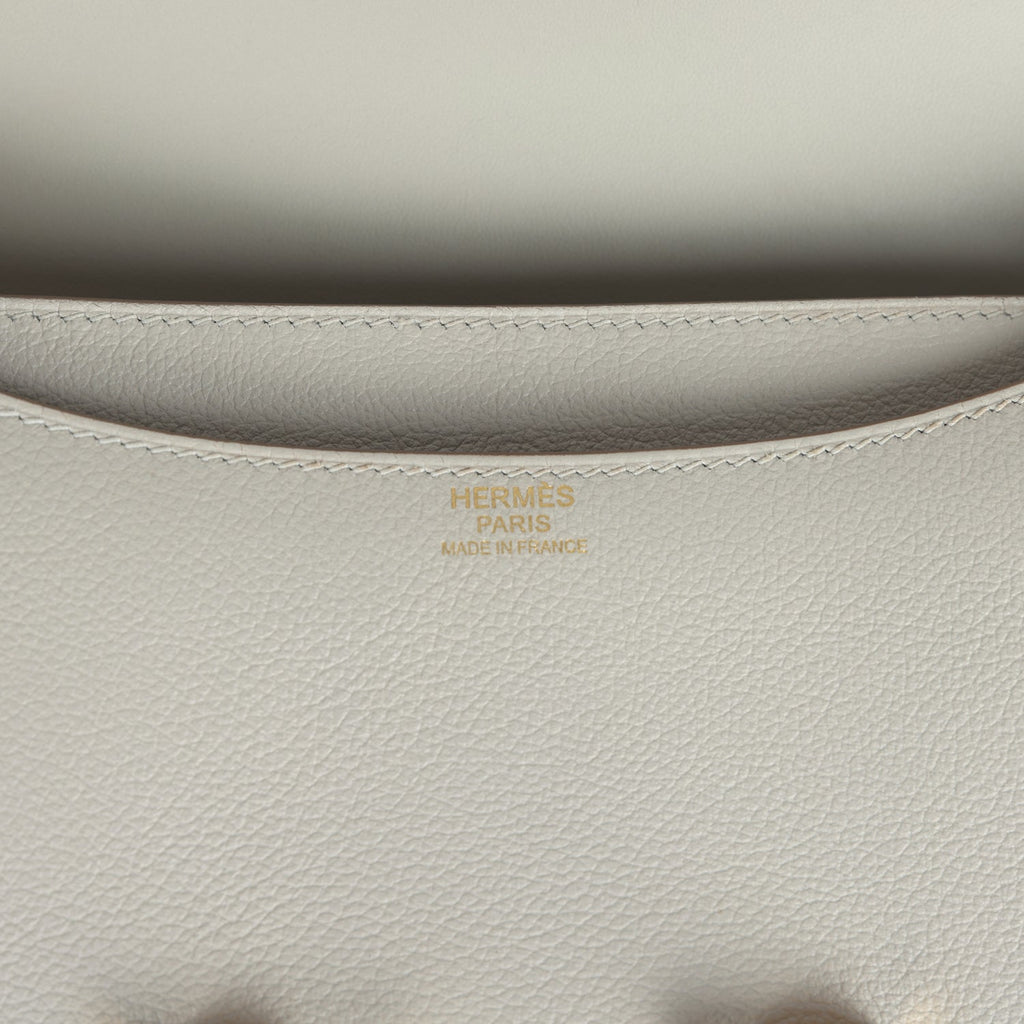 Hermes Constance 24 Gris Perle Evercolor Gold Hardware