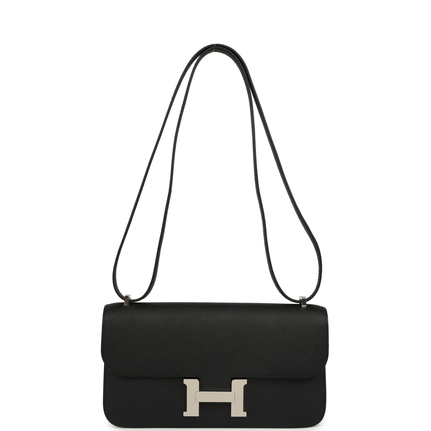 Hermes Constance Elan Black Epsom Palladium Hardware