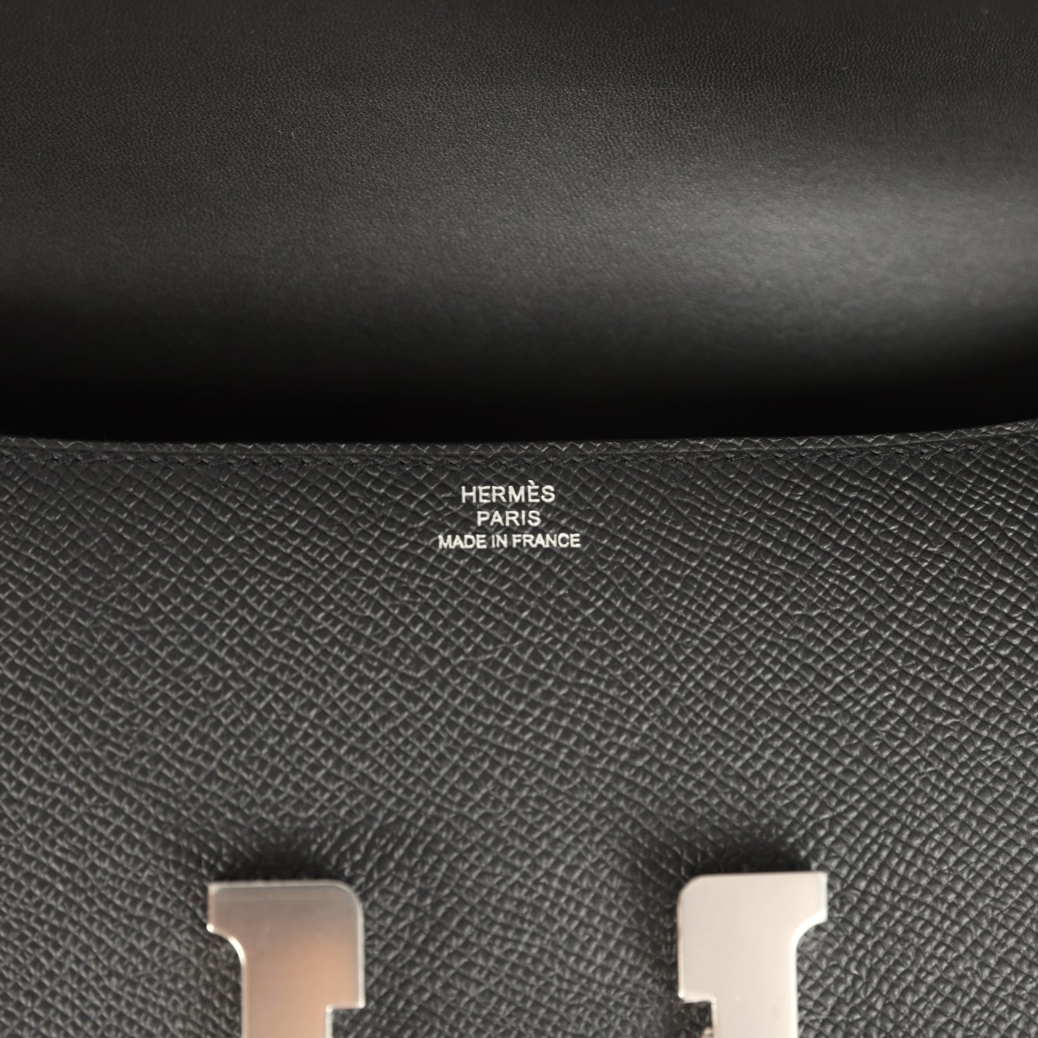 Hermes Constance Elan Black Epsom Palladium Hardware