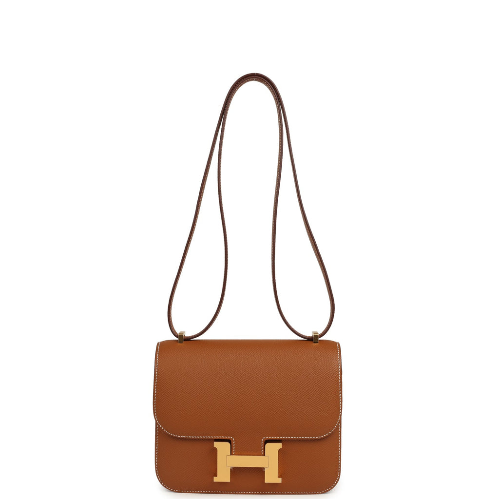Hermes Constance 18 Gold Epsom Gold Hardware