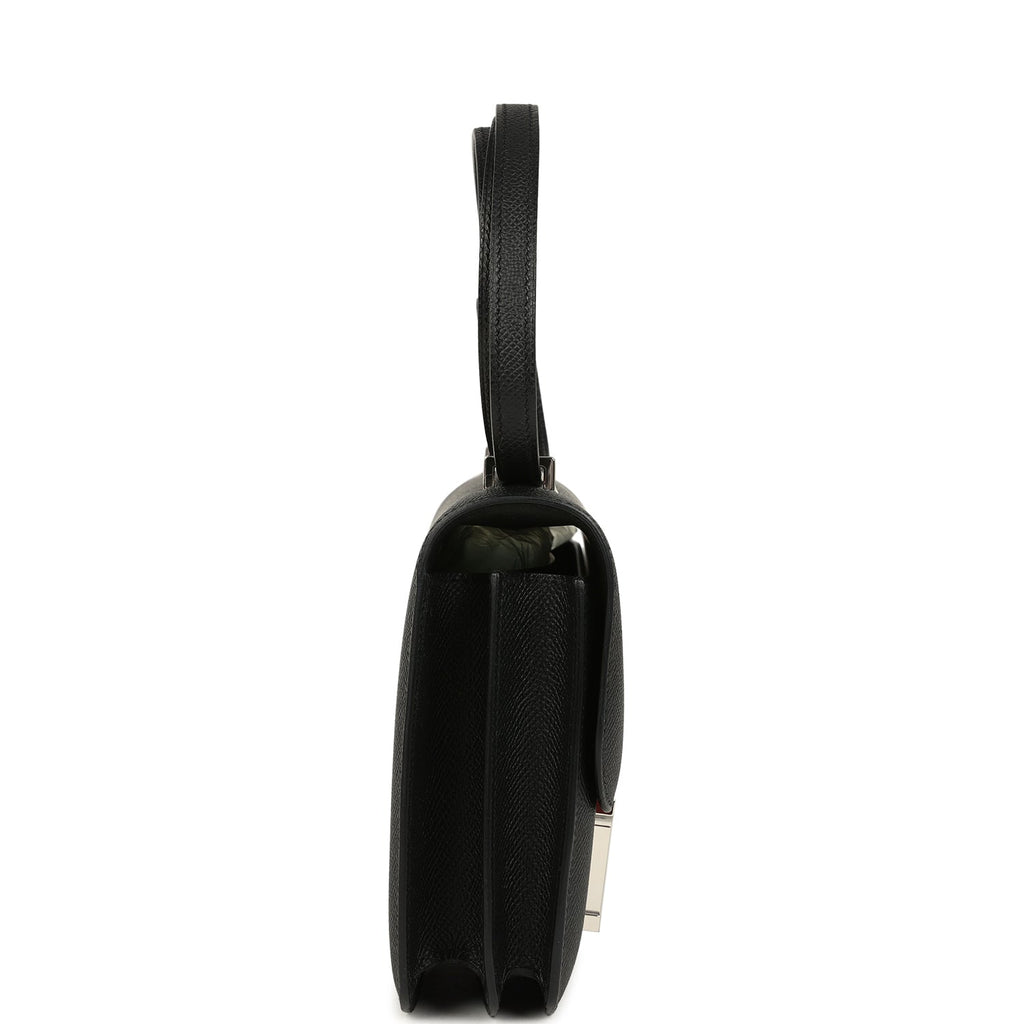 Hermes Constance 18 Black Epsom Palladium Hardware