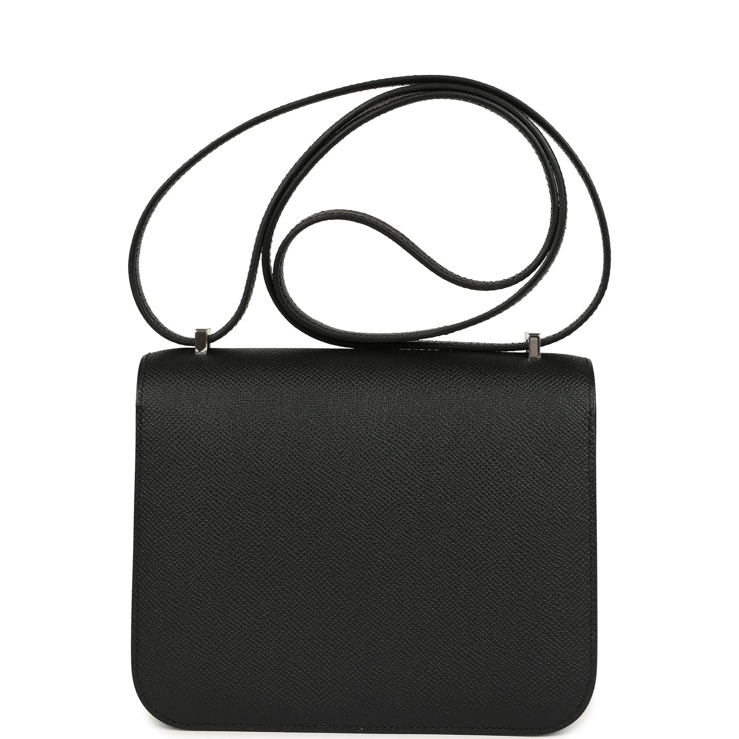 Hermes Constance 18 Black Epsom Palladium Hardware
