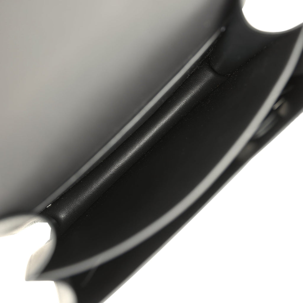 Hermes Constance 18 Black Epsom Palladium Hardware