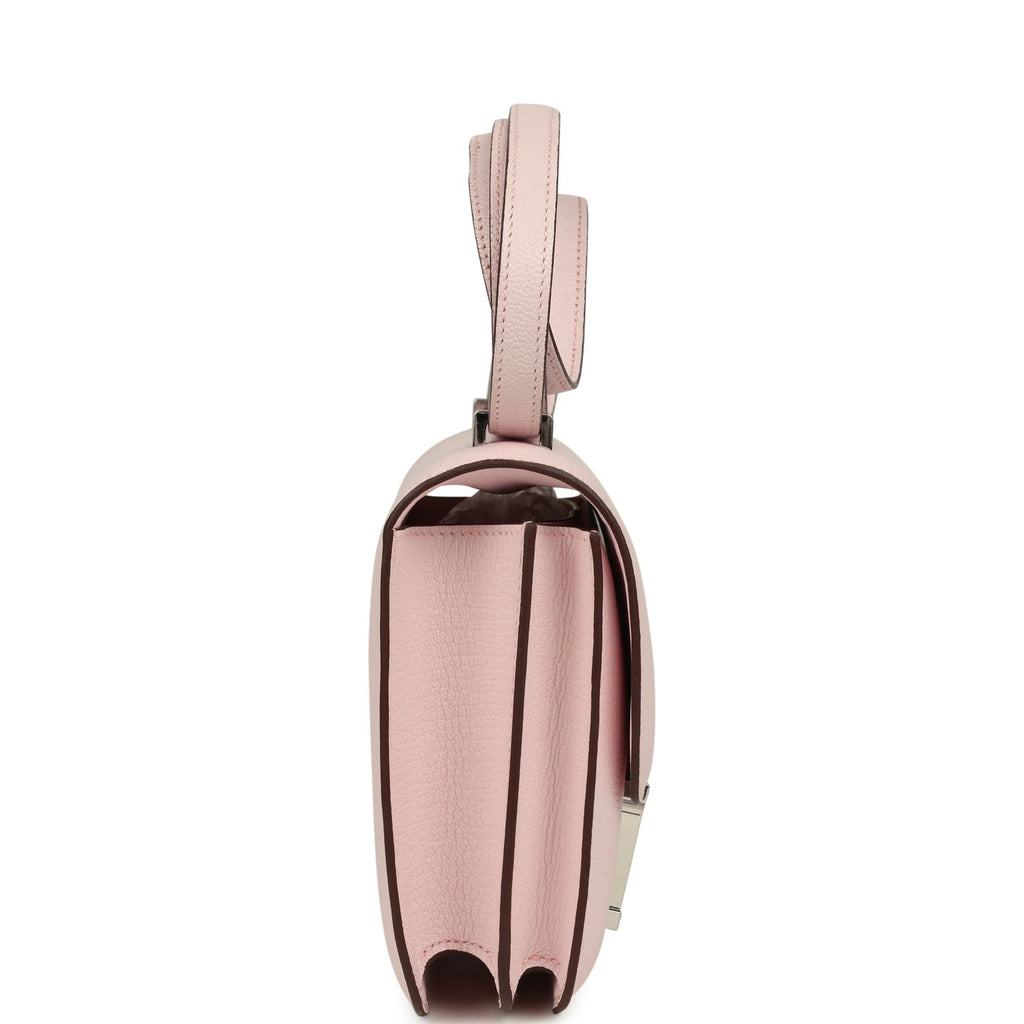 Hermes Constance 18 Rose Darling Chevre Mysore Palladium Hardware