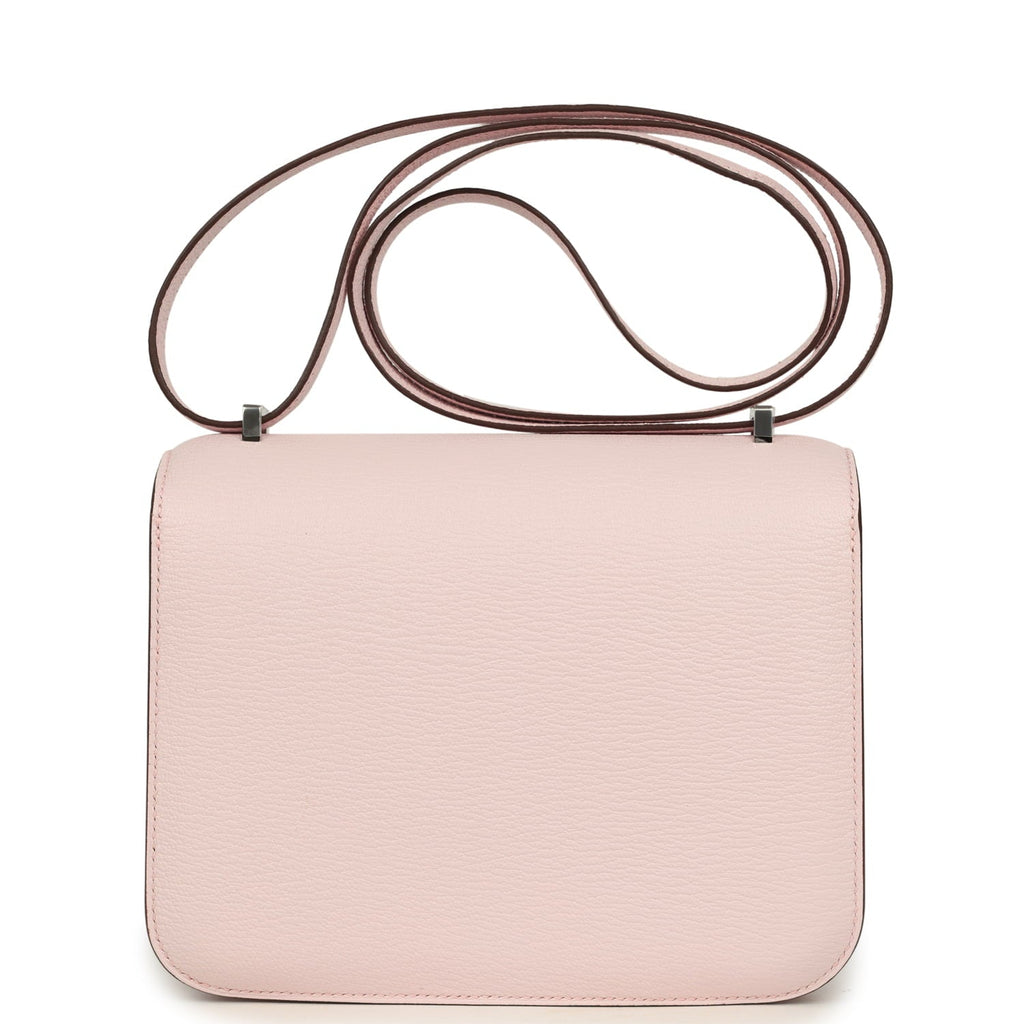 Hermes Constance 18 Rose Darling Chevre Mysore Palladium Hardware