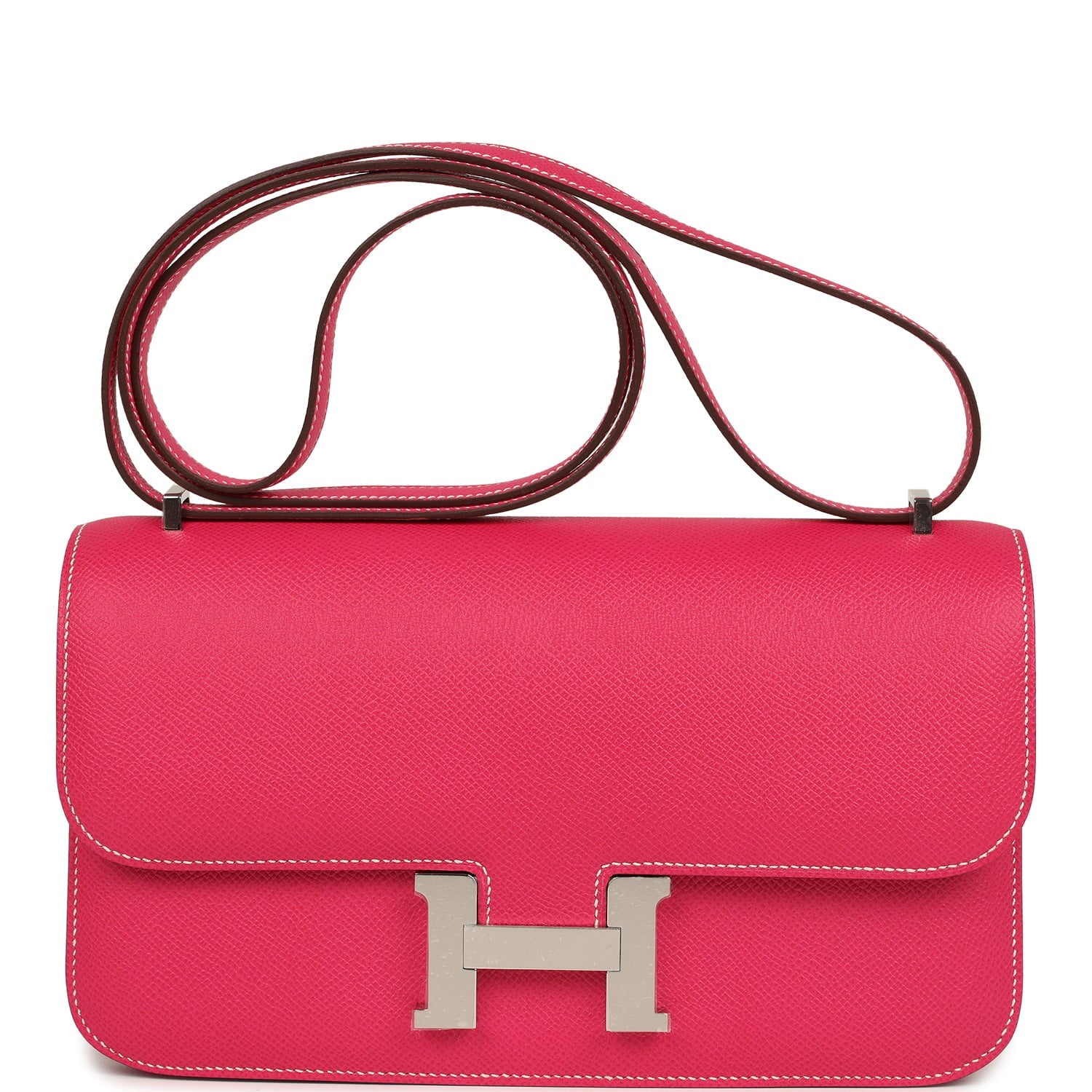 Hermes Constance Elan Rose Tyrien Epsom Palldium Hardware