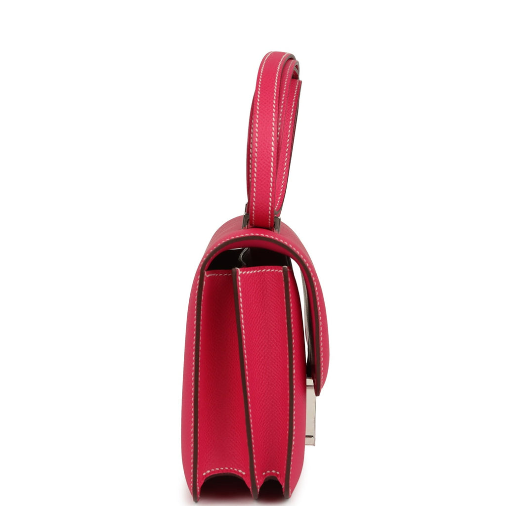 Hermes Constance Elan Rose Tyrien Epsom Palldium Hardware
