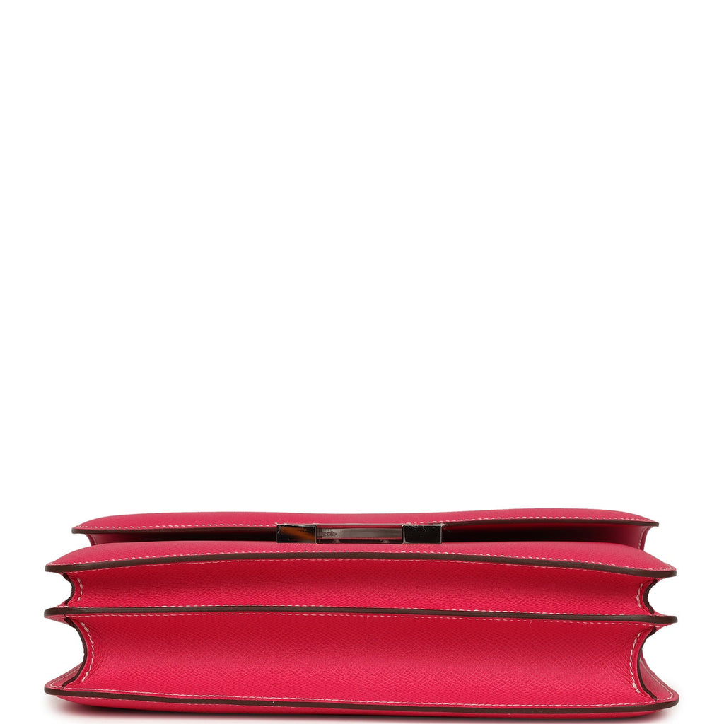 Hermes Constance Elan Rose Tyrien Epsom Palldium Hardware