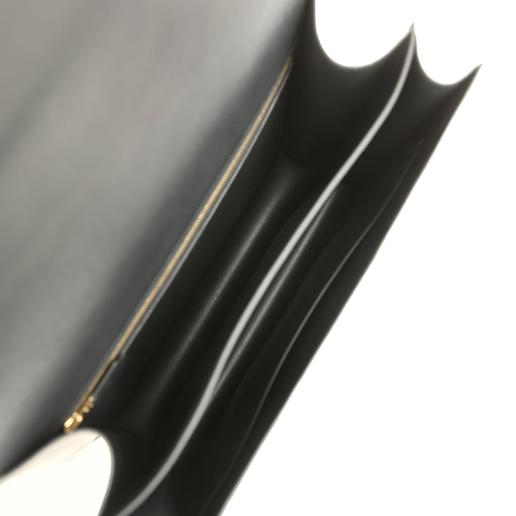 Pre-owned Hermes Constance Cartable 29 Black Sombrero Gold Hardware