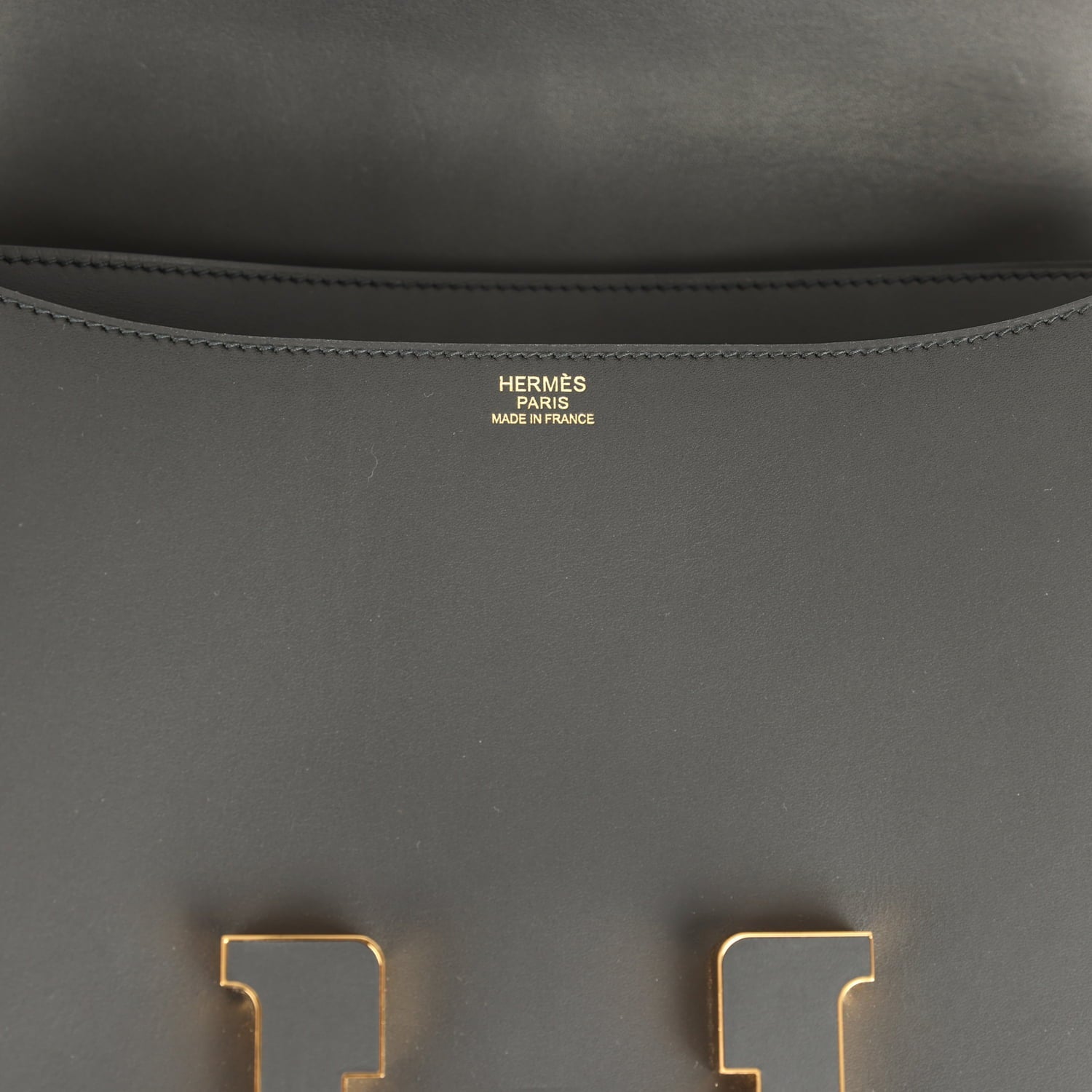 Pre-owned Hermes Constance Cartable 29 Black Sombrero Gold Hardware