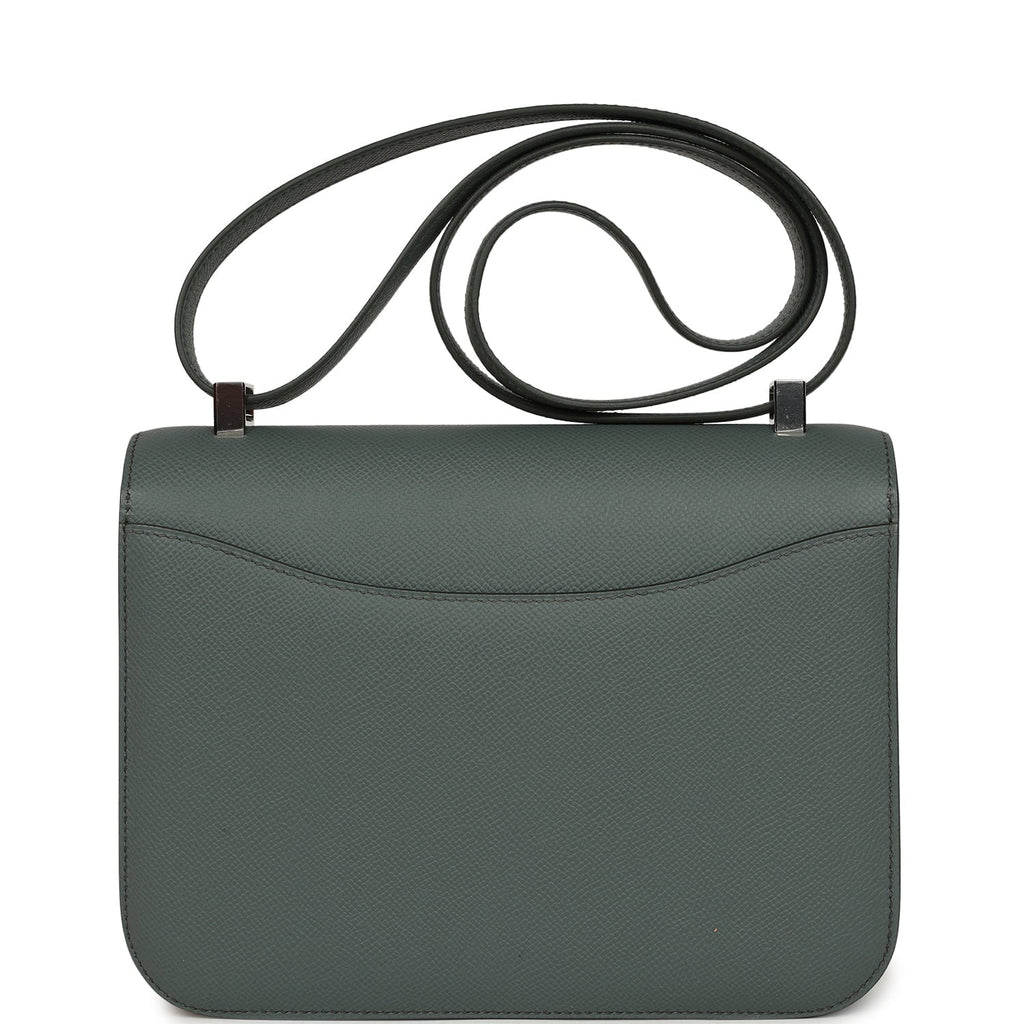Hermes Constance 1-24 Vert Amande Epsom Palladium Hardware