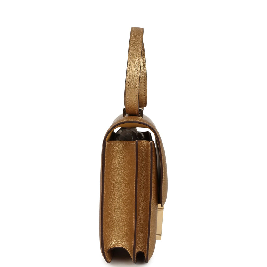 Hermes Constance 18 Dore Chevre Chamkilight Permabrass Hardware